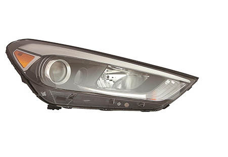 HYUNDAI TUCSON 2016-2021 — HALOGEN HEADLIGHT RH; W/O LED ; TUCSON 2016-2018