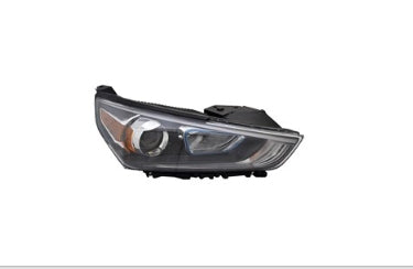 HYUNDAI IONIQ_HYBRID 2017-2022 — HALOGEN HEADLIGHT RH; IONIQ_HYBRID 2017-2019 ( W/O ELECTRIC )