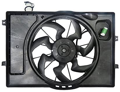 HYUNDAI ELANTRA 2017-2018 — RADIATOR AND CONDENSER 2 IN 1 FAN;2.0L ; SEDAN 2017-2020