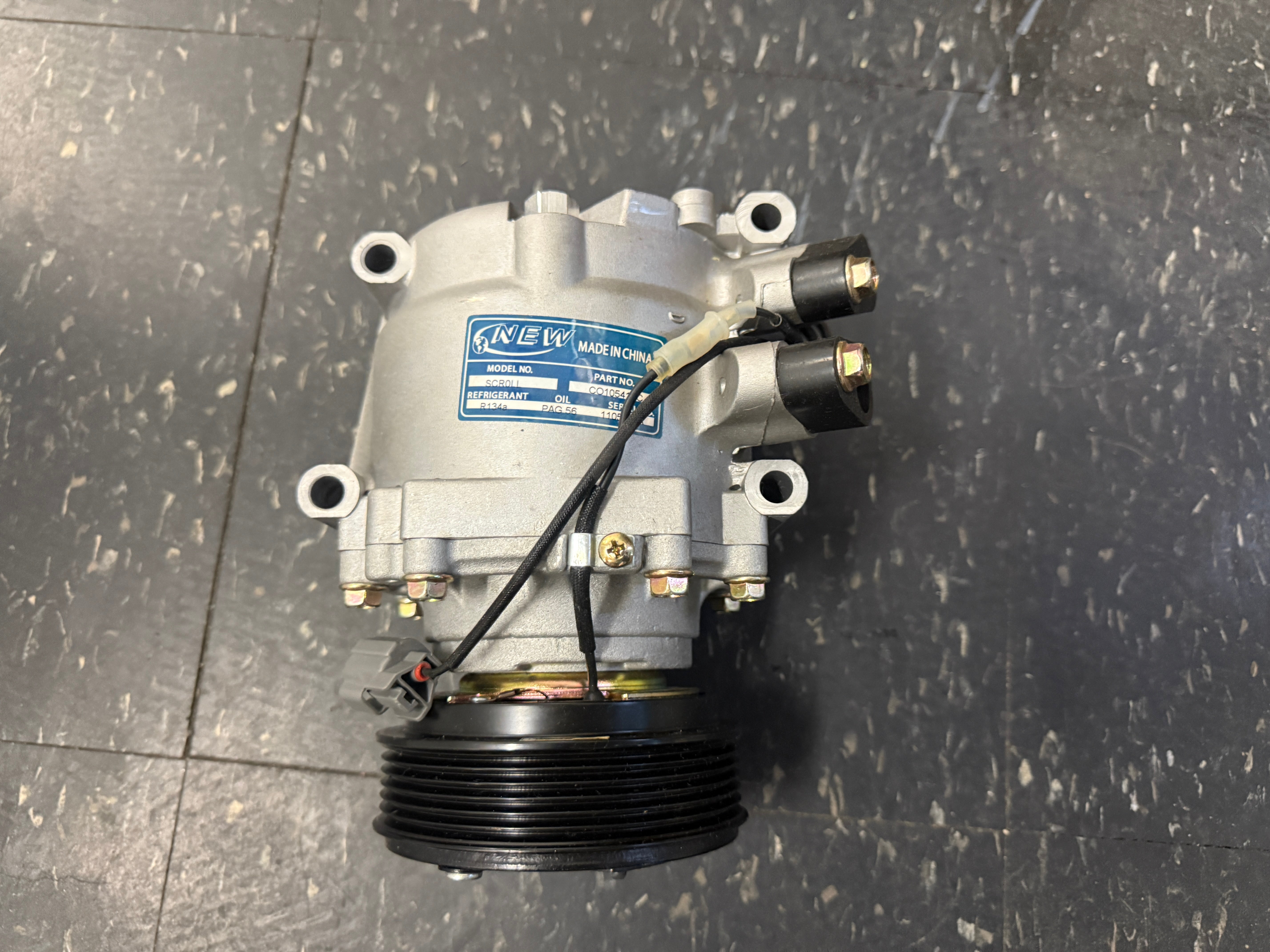 UAC CO10541AC Scroll A/C Compressor for Acura 1.7EL Honda Civic Prelude 1997-2001 OEM Replacement