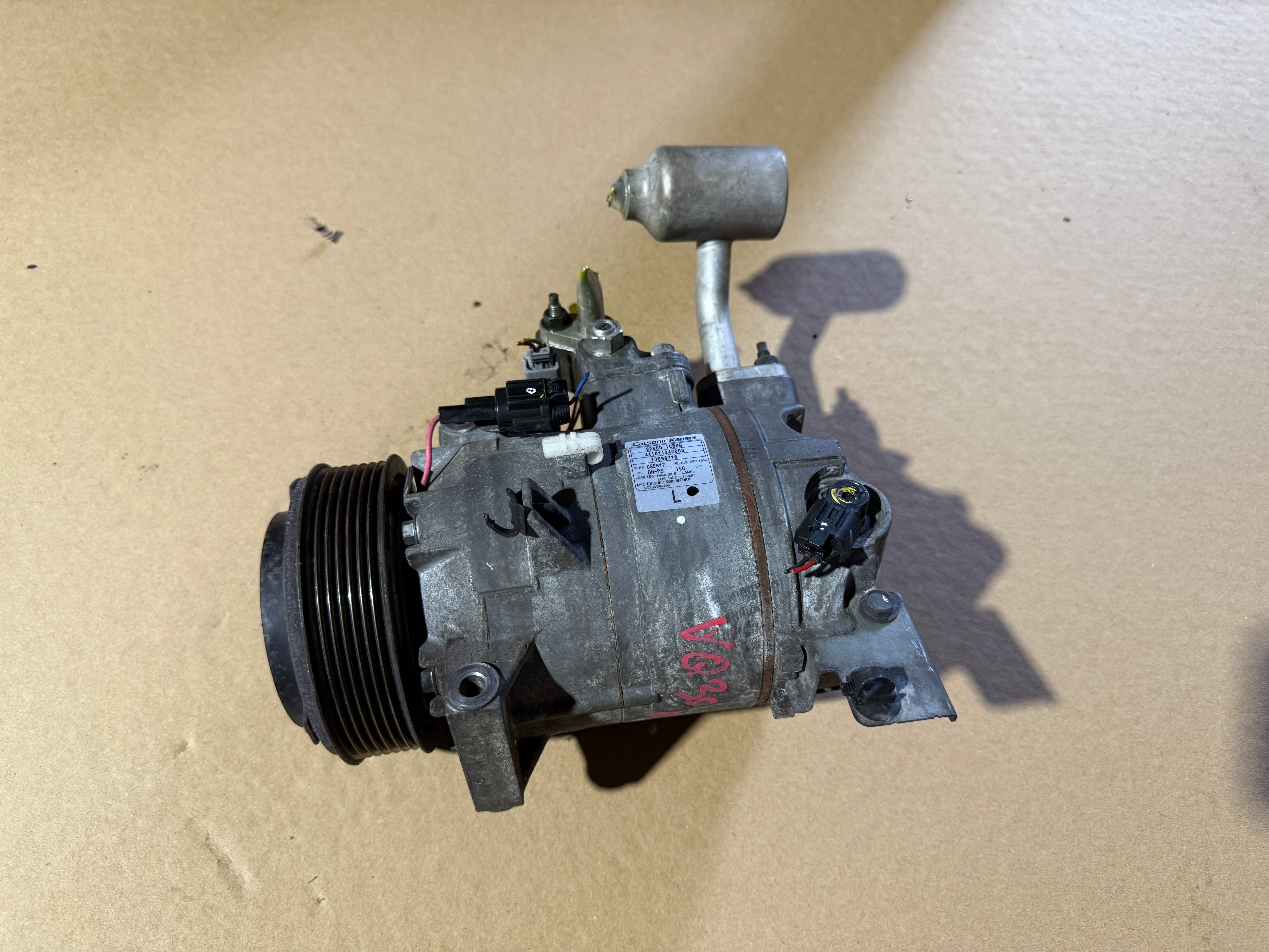 JDM OEM Nissan Infiniti G37 EX37 FX37 G25 FX50 M37 M56 Q40 2009 2010 2011 2012 2013 2014 2015 AC Compressor Assembly Air Conditioning