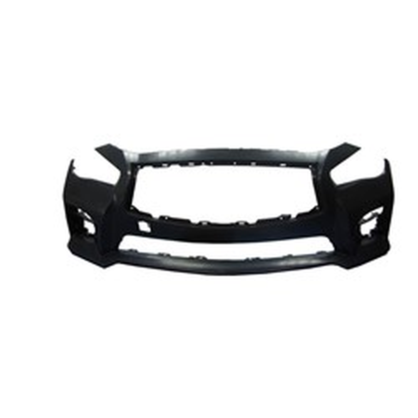 IN1000258 infiniti q50 2014 2017 bumper front primed without sensor with sport in1000258 1