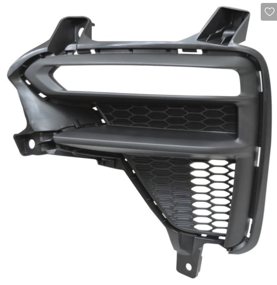KIA FORTE 2019-2024 — DAYTIME RUNNING LAMP BEZEL LH; TEXTURED; FORTE 2019-2021