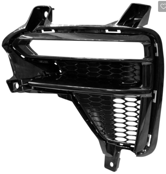 KIA FORTE 2019-2024 — FRONT FOG LIGHT BEZEL LH; PAINTED BLACK; FORTE SEDAN 2019-2021