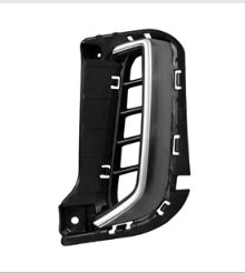 KIA TELLURIDE 2020-2025 — FRONT BUMPER GRILLE LH; BLACK/CHROME MOLDING; 2020-2022