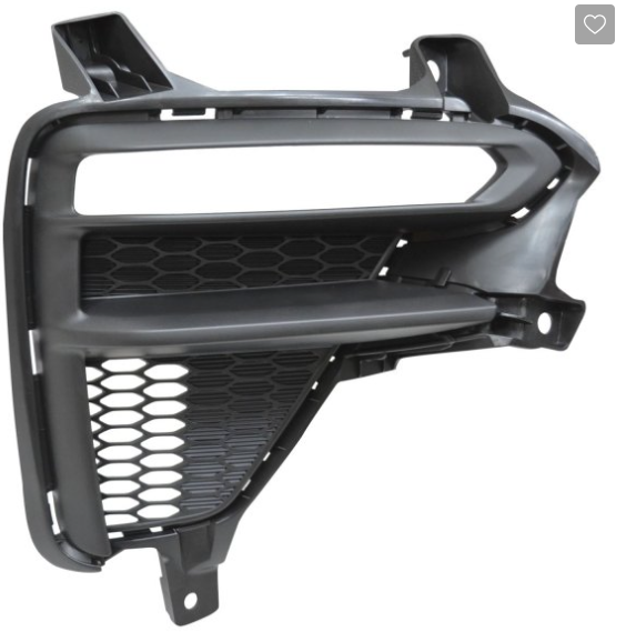 KIA FORTE 2019-2024 — DAYTIME RUNNING LAMP BEZEL RH; TEXTURED; FORTE 2019-2021