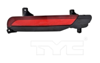 KIA TELLURIDE 2020-2025 — REAR BUMPER REFLECTOR LH; W/ INTEGRAL SIGNAL; FOR EX/SX; 2020-2022 CAPA