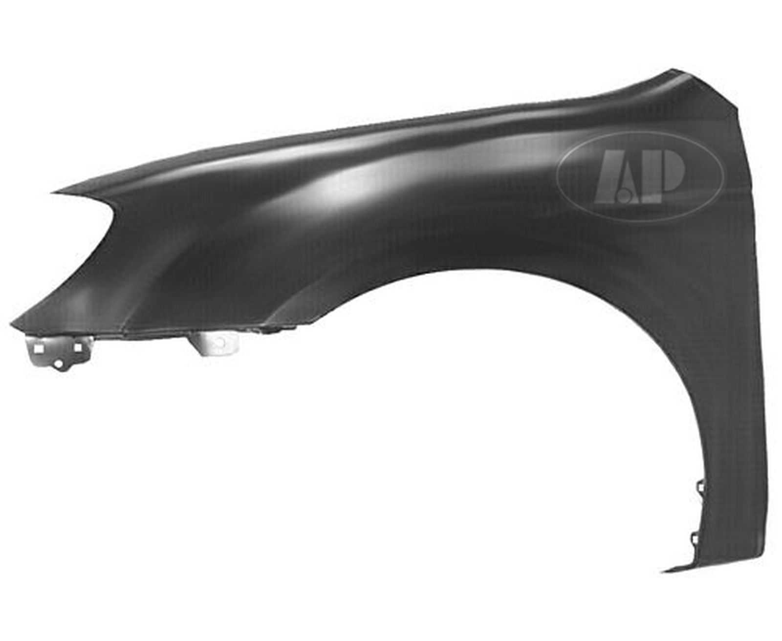 KI1240118 kia spectra 2004 2009 front left fender without side moulding hole ki1240118 1