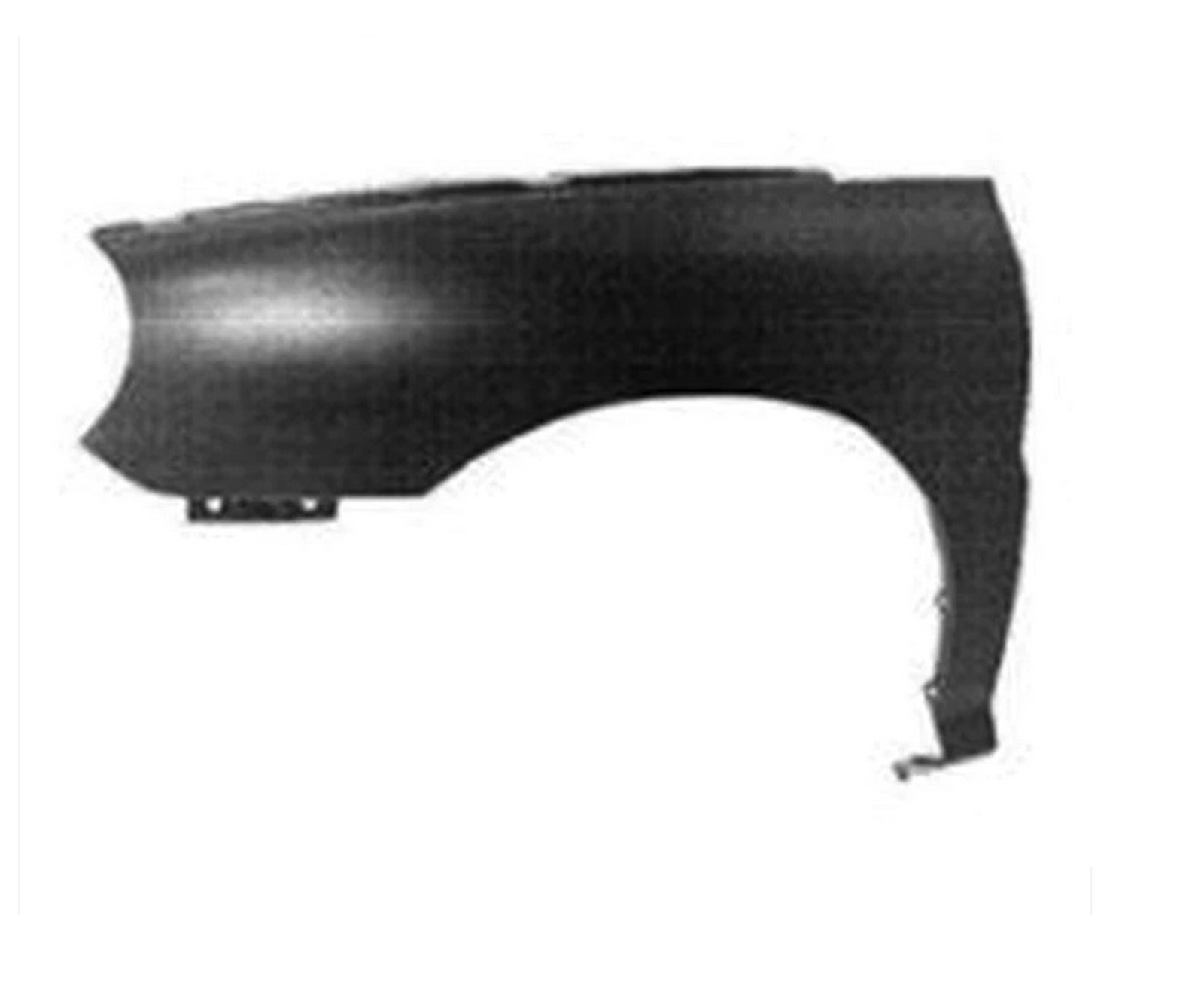 KI1241104 kia rio 2002 front right fender without moulding ki1241104 2
