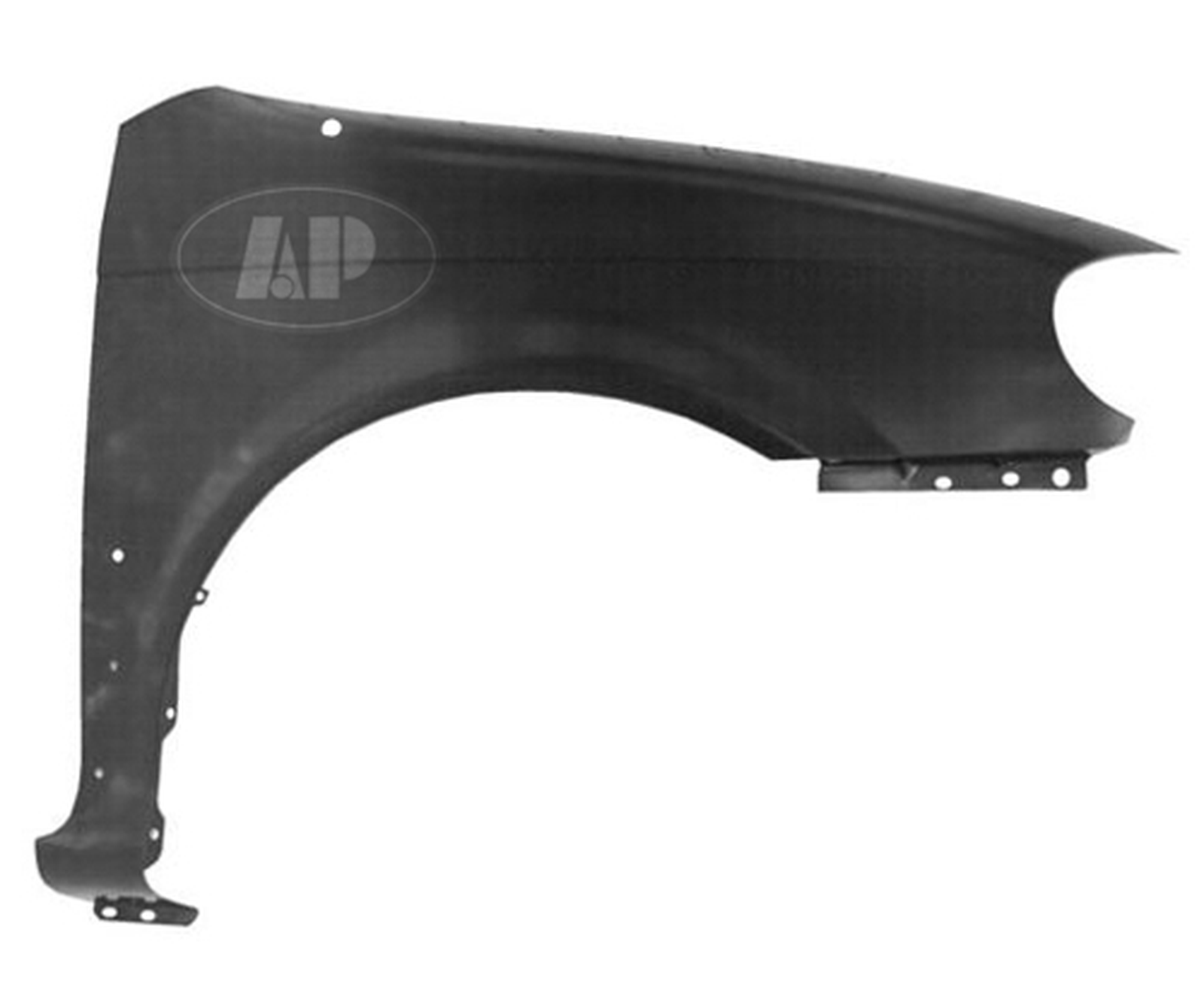 KI1241127 kia sedona 2002 2005 front right fender with 2 tone paint steel ki1241127 1