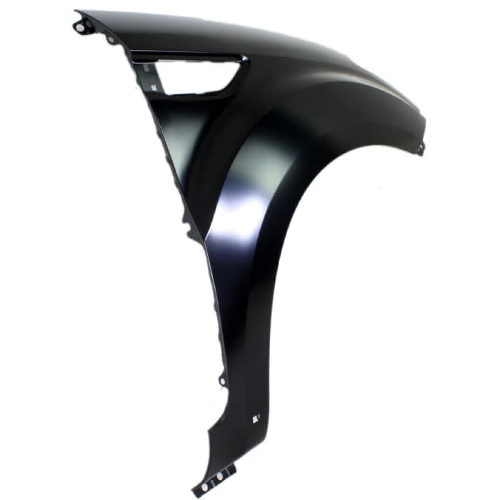 KI1241130 kia soul 2010 2013 front right fender with moulding hole ki1241130 2