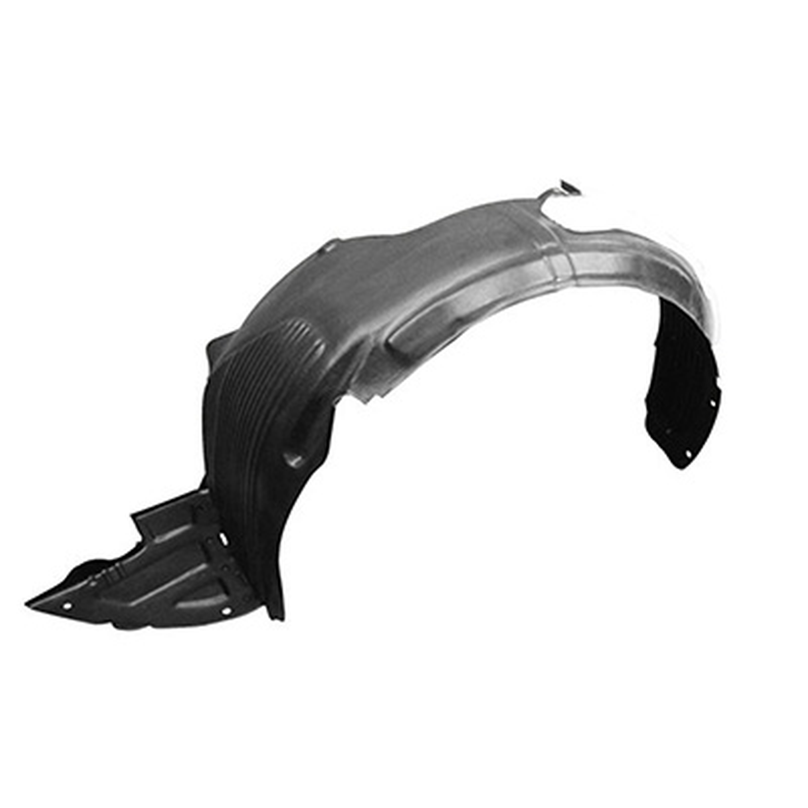 KI1248128 kia forte5 2014 2016 front left fender liner 1 6l with isolation foam ki1248128 1