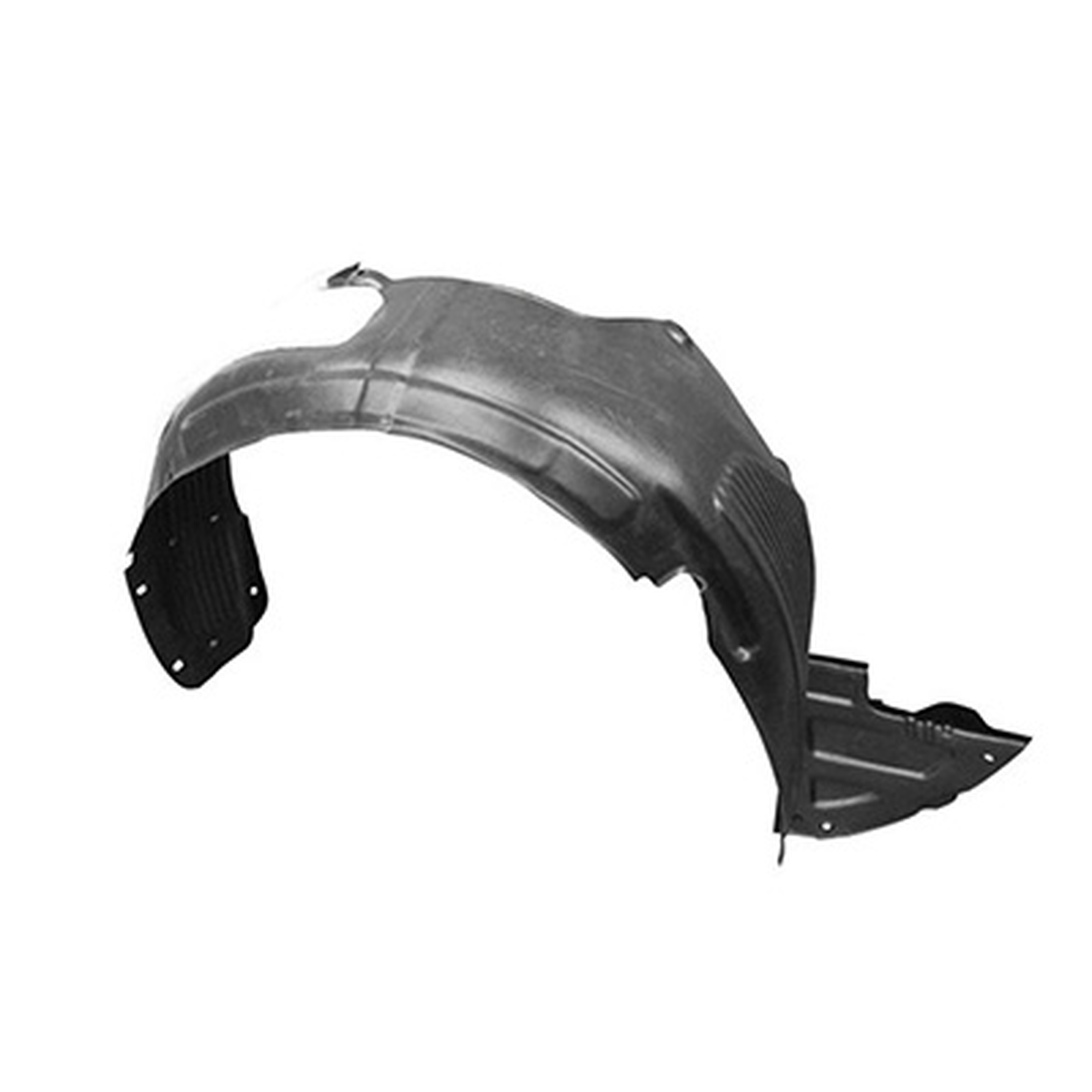 KI1249128 kia forte5 2014 2015 front right fender liner 1 6l with isolation foam ki1249128 1