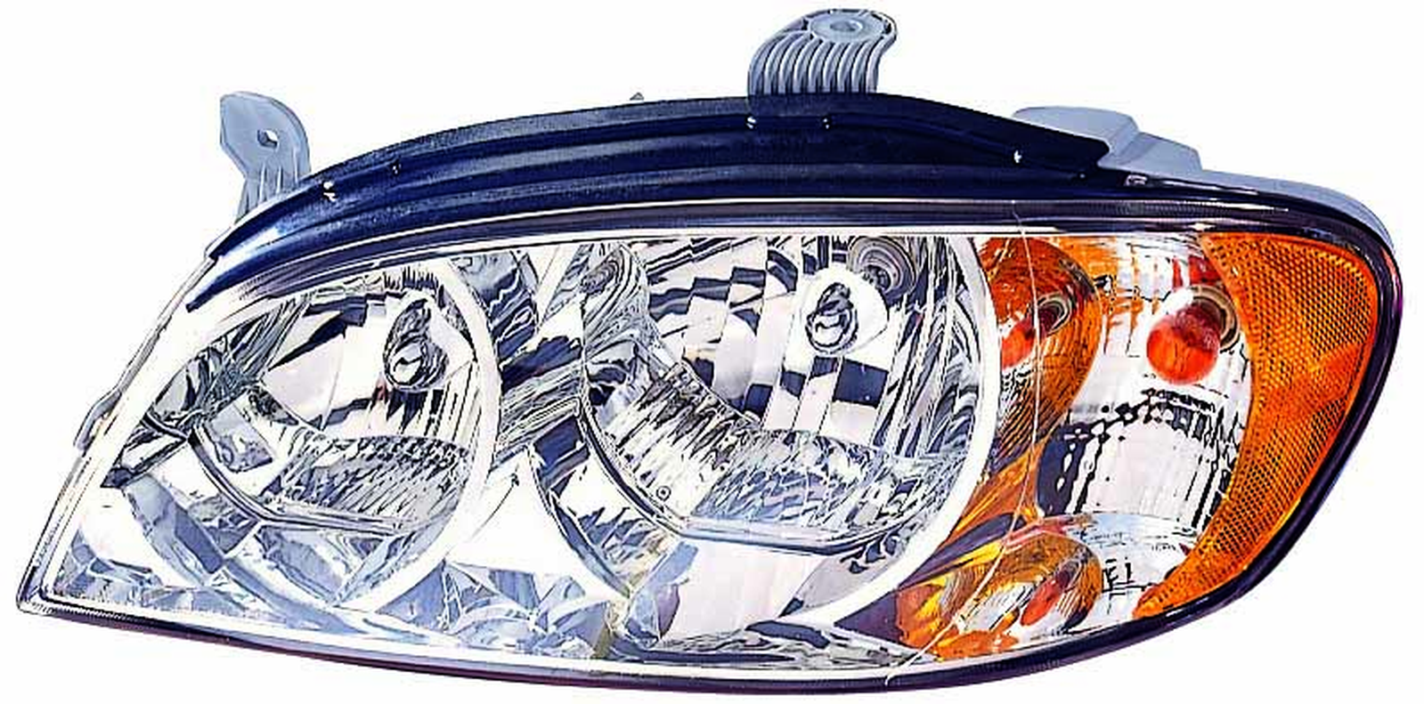 KI2502111V kia spectra 2004 left headlight ki2502111v 1