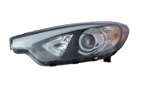 KIA FORTE 2014-2016 — HALOGEN HEADLAMP LH; W/O LED POSITION LAMP; FORTE/ HBACK 2014-2016 CAPA