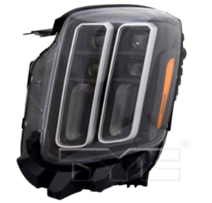 KIA TELLURIDE 2020-2025 — LED HEAD LIGHT LH; CLEAR LENS; EX/LX/S/SX/SX PRESTIGE; 2023