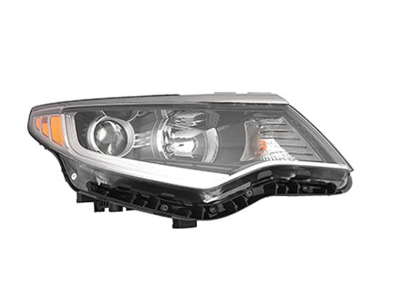 KIA OPTIMA 2016-2020 — HALOGEN HEADLIGHT RH; W/ PROJECTOR; W/O DRL; OPTIMA 2016-2018