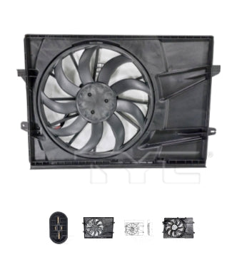 KIA SORENTO 2021-2023 — DUAL RAD/CND FAN ASSEMBLY; W/ BRUSHLESS MOTOR; 2.5L NON-TURBO; 2021-2022 (OE 25380 P2500)