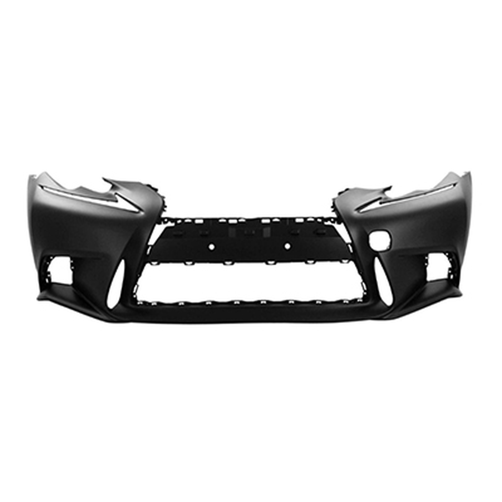 LX1000261 lexus is350 2014 2016 bumper front primed black with f sport without head lamp w 1