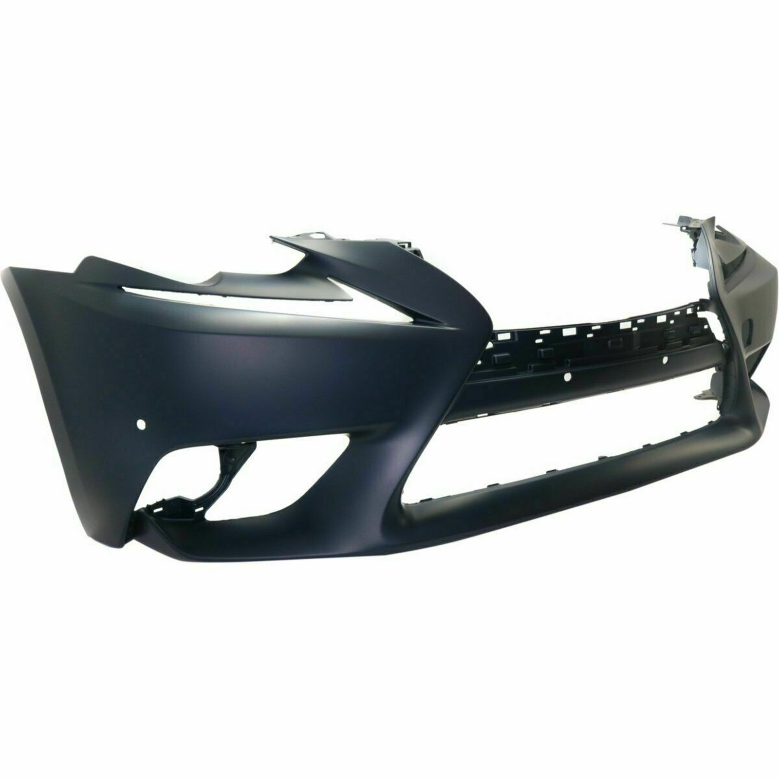 LX1000263 lexus is350 2014 2016 bumper front primed black without f sport head lamp washer 2