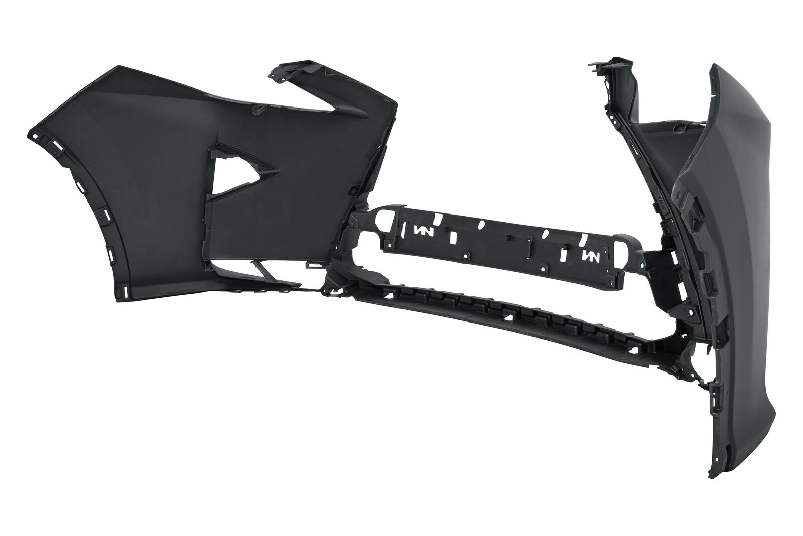 LX1000313 lexus rx350 2016 2019 bumper front primed without sensor washer canada built mod 3