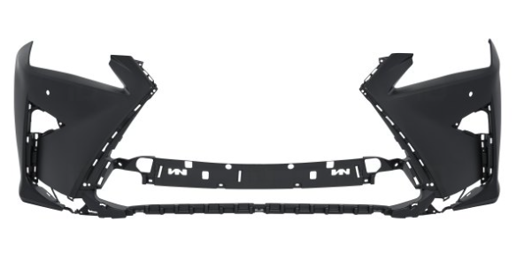 LEXUS RX350 2016-2022 — FR BUMPERP RIMED; CAN-BUILT; W/ SENSOR; W/O WASHER/F-SPORT; RX350/RX450H 16-19; RX350L/RX450XL 18-19 CAPA
