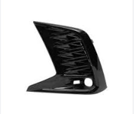 LEXUS NX350/H 2022-2025 — FRONT BUMPER GRILLE LH; GLOSS BLACK; W/ FOG HOLE & F-SPORT; NX350/450H 2022-2024