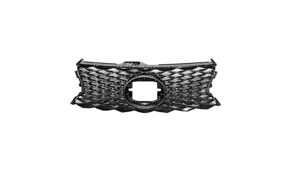 LEXUS IS350 2014-2020 — FRONT UPPER GRILLE ; PRIMED DARK GRAY; WITH F-SPORT PKG; FOR IS350 /IS300 2017-2020 & IS200T F SPORT 2017