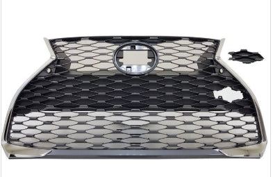 LEXUS IS300 2021-2025 — GRILLE; D-GLOSS GRAY/CHROME MOLDING; W/ SENSORS; W/O CAMERA; 2021-2025