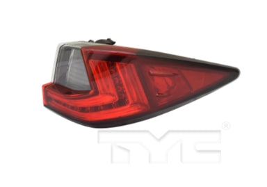 LEXUS RX350 2016-2022 — OUTER TAIL LIGHT RH; CANADA BUILT; W/O LED SIGNAL; RX350/RX450H 16-22; RX350L/RX450HL 18-22 CAPA