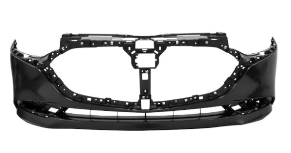 MAZDA MZ 3 2019-2025 — FRONT BUMPER PRIMED; W/O SENSOR; SEDAN 2019-2025 CAPA