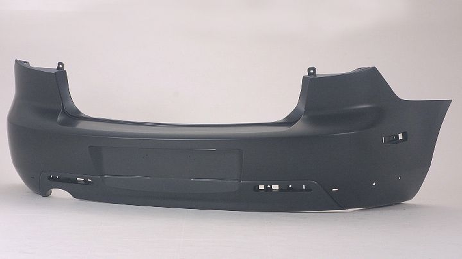 MA1100175 mazda 3 2004 2006 bumper rear primed sport sdn model with spoiler hole ma1100175 1