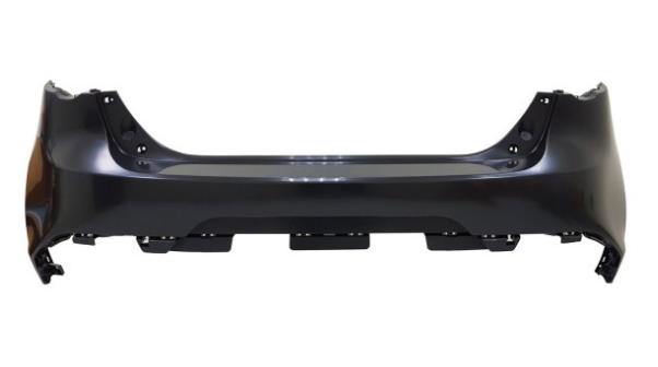 MAZDA MZ 3 2019-2025 — REAR BUMPER PRIMED; W/O SENSORS AND BLIND SPOT; HBACK/SPORT 2019-2021 CAPA