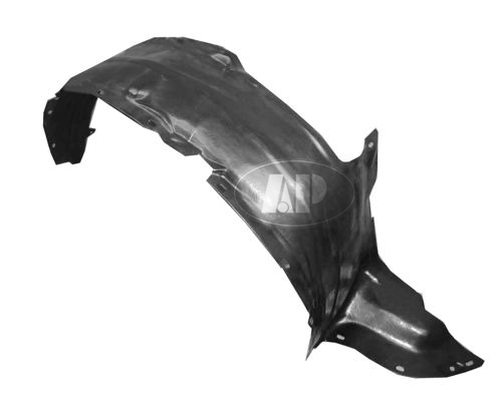 MA1249121 mazda mpv 2002 2003 front right fender liner wo side moulding ma1249121 1