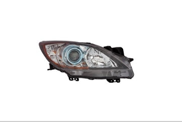 MAZDA MZ 3 2010-2013 — HALOGEN HEADLIGHT RH; W/ SKYACTIVE; MAZDA_3 2012-2013