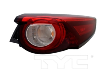 MAZDA CX 9 2016-2023 — LED OUTER TAIL LIGHT RH; W/O SIGNATURE LIGHTING; 2019-2023