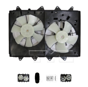 MAZDA CX 9 2007-2015 — RAD./CND FAN ASSLY; W/ MODULE; W/O TOWING PKG; 3.0L 2007/3.7L 2008-2015