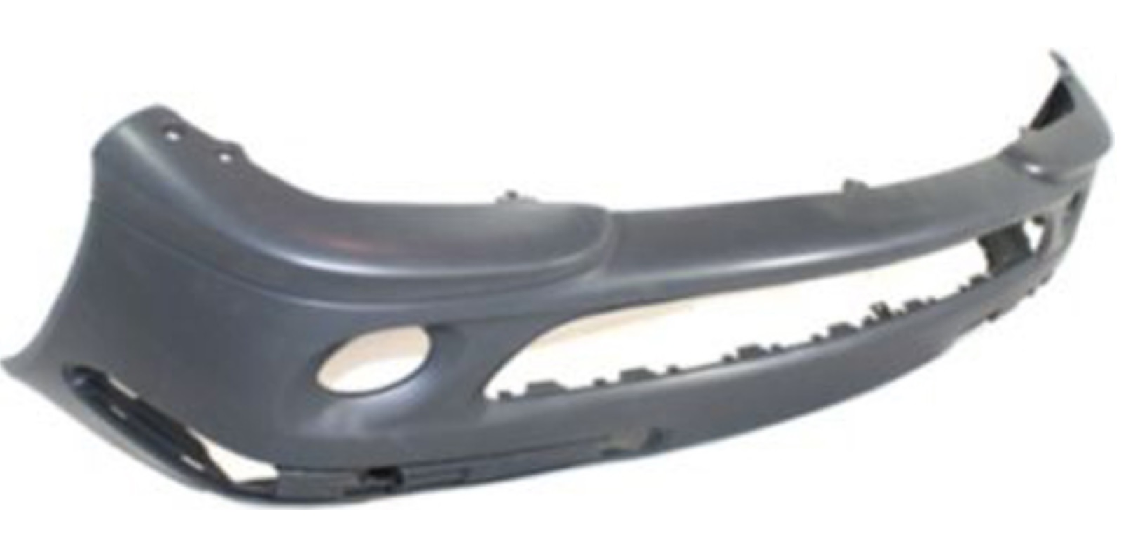 MB1000209 mercedes benz c class 2005 2007 bumper front primed gray with head lamp washer h 3