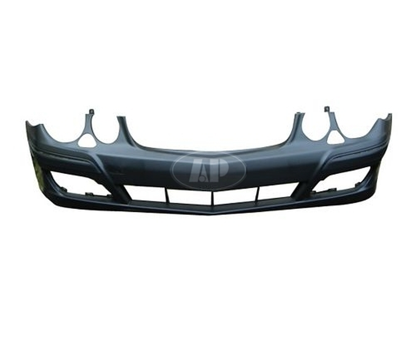 MB1000270 mercedes benz e class 2007 2009 bumper front primed without sensor with h l wash 1