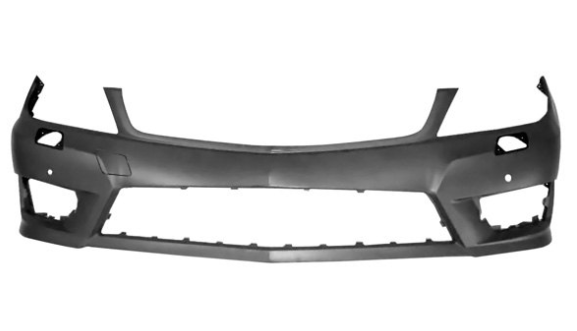 MERCEDES C-CLASS 2012-2021 — FR BUMPER PRIMED; WITH AMG/LED DRIVE LAMPS/SENSOR/WASHER; C250/C350 12-15;C300 12-14