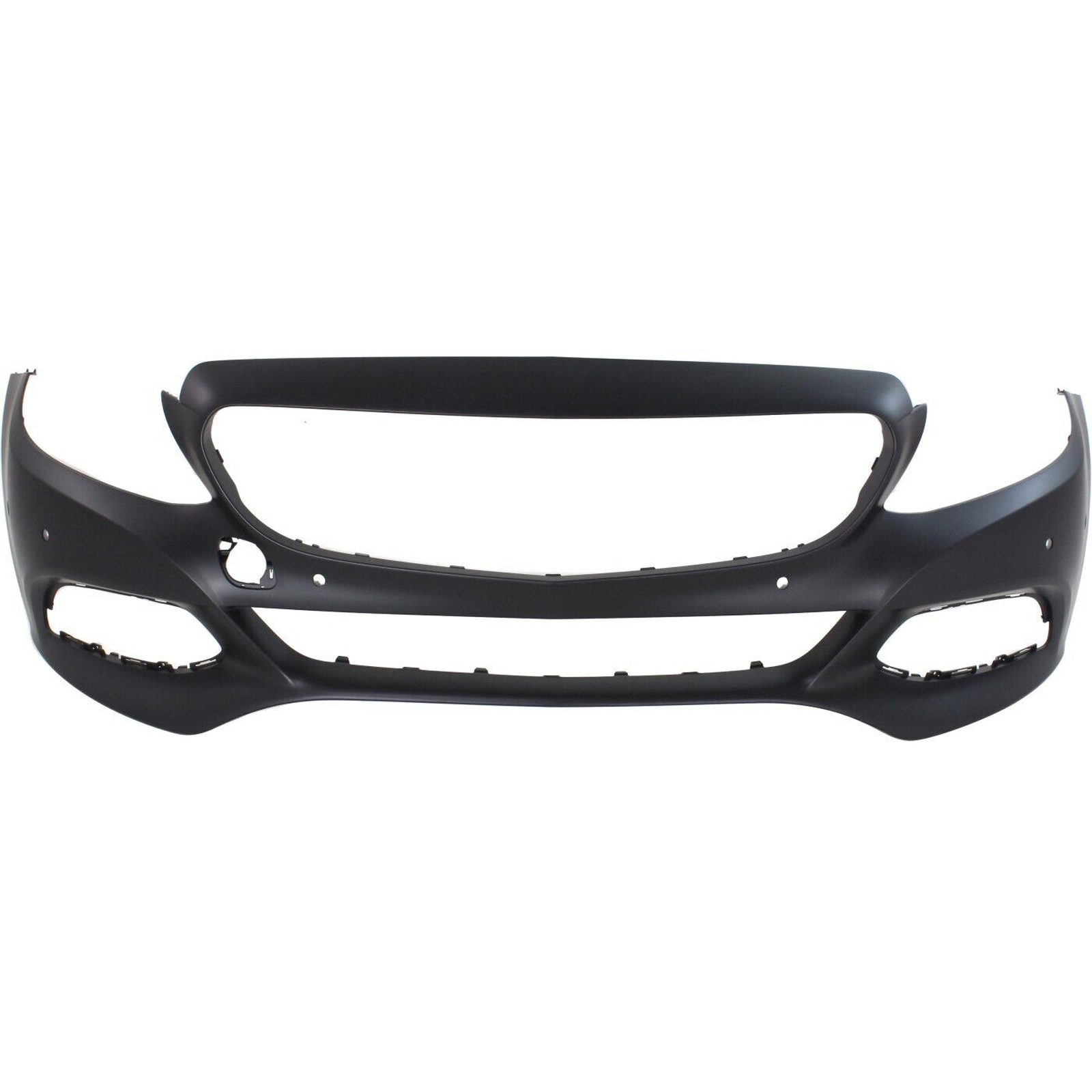 MB1000468 mercedes benz c class 2015 2018 bumper front primed without amg lux camera with  2