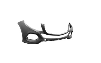 MERCEDES GLE 2016-2019 — RONT BUMPER PRIMED; W/O SENSORS & AMG; 300D/350D 2016; 350/550/550E 16-18; 400 16-19 CAPA