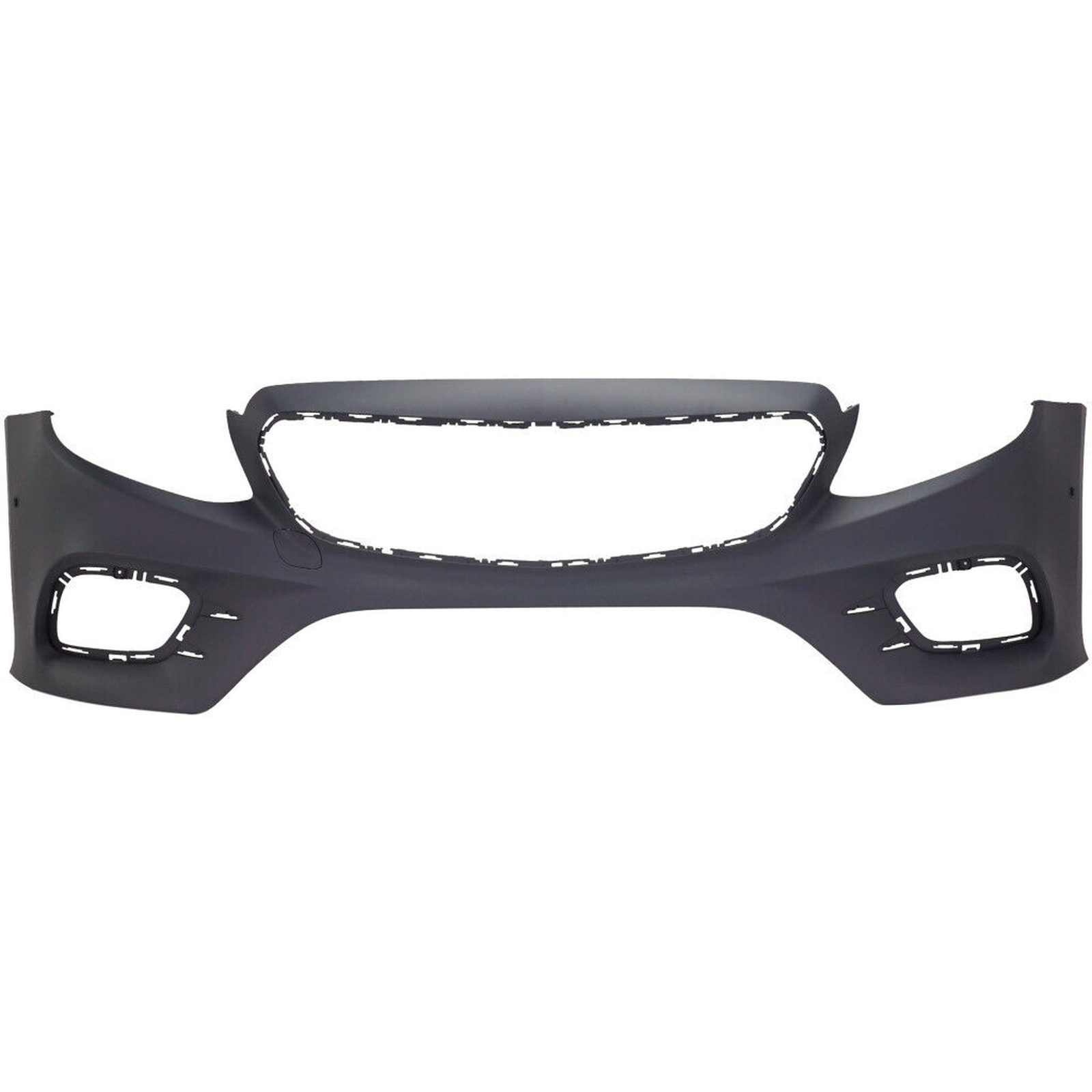 MB1000589 mercedes benz e class 2018 2020 bumper front primed ptm with tow hook park assis 1