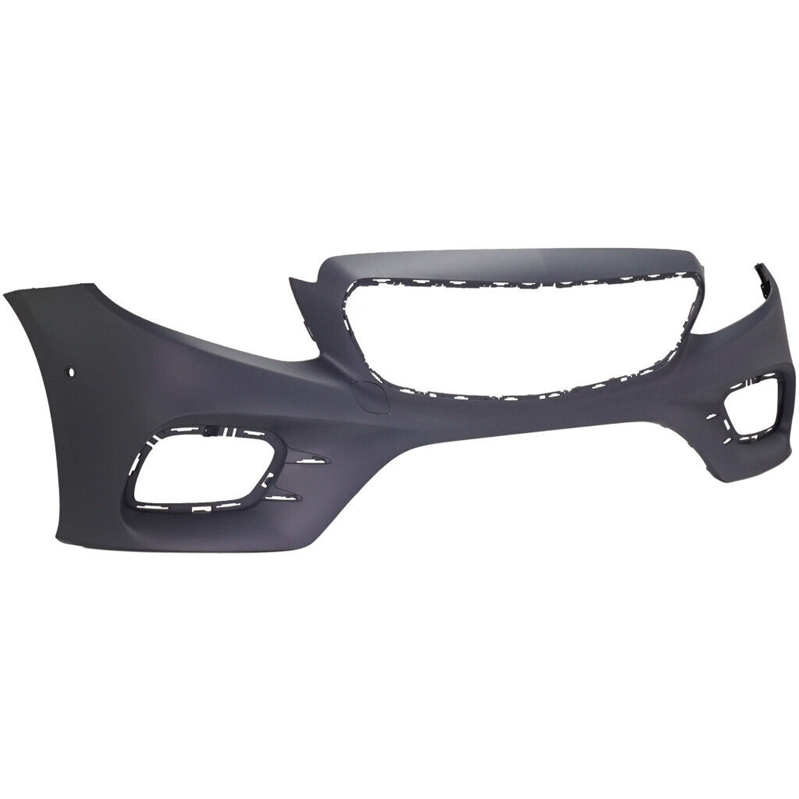 MB1000589 mercedes benz e class 2018 2020 bumper front primed ptm with tow hook park assis 3