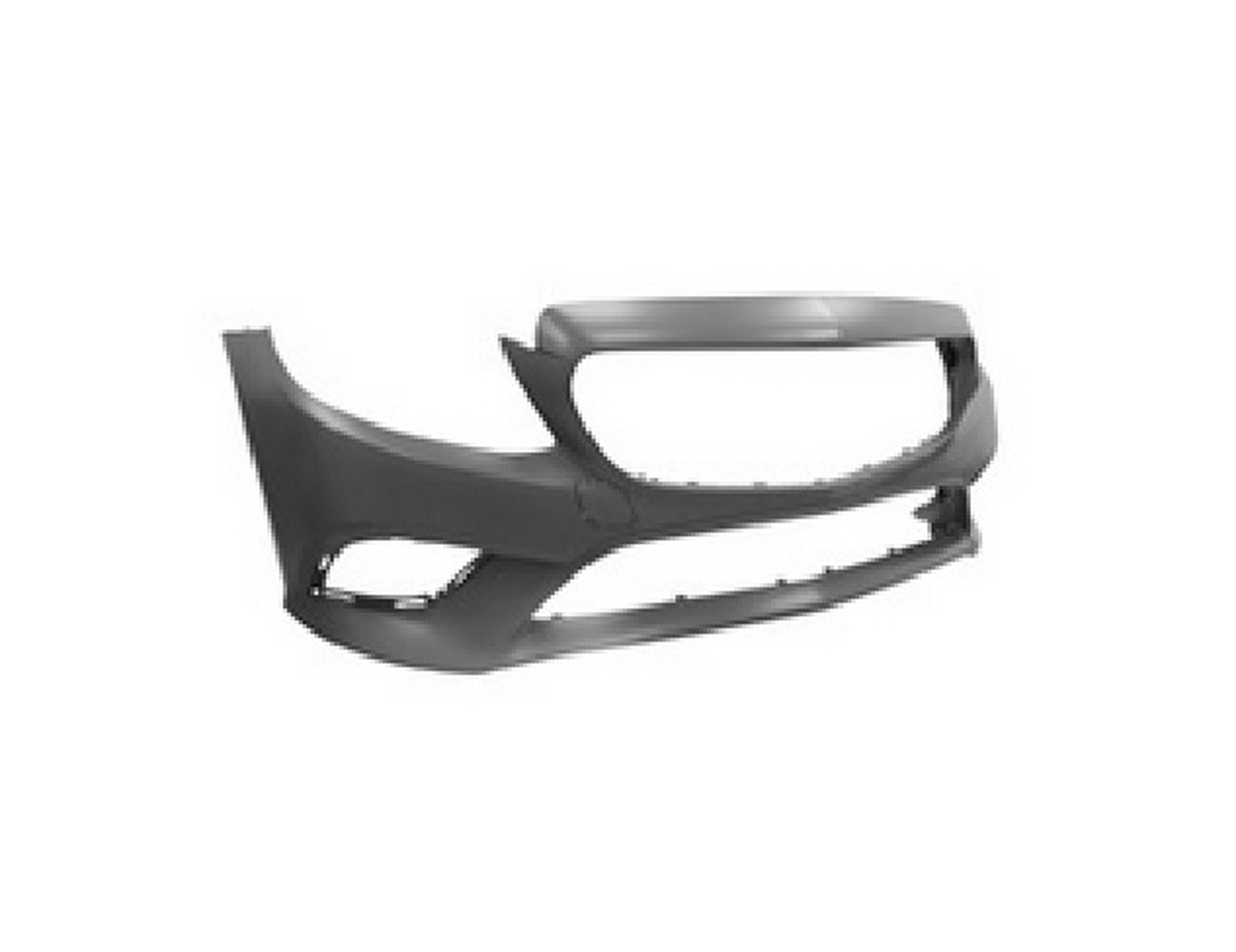 MB1000595 mercedes benz c class 2019 2023 bumper front primed ptm with tow hook camera wit 1