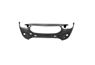 MERCEDES GLA 2021-2025 — FRONT BUMPER PRIMED; W/O ACTIVE PARK HOLES & AMG; GLA250 2021-2023 CAPA