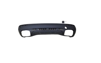 MERCEDES GLA 2021-2025 — REAR LOWER BUMPER; TEXTURED BLACK; W/ TOW & 4 SENSORS; W/O AMG; GLA250 2021-2023 CAPA