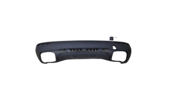 MERCEDES GLA 2021-2025 — REAR LOWER BUMPER; TEXTURED BLACK; W/ TOW; W/O SENSORS & AMG; GLA250 2021-2023 CAPA