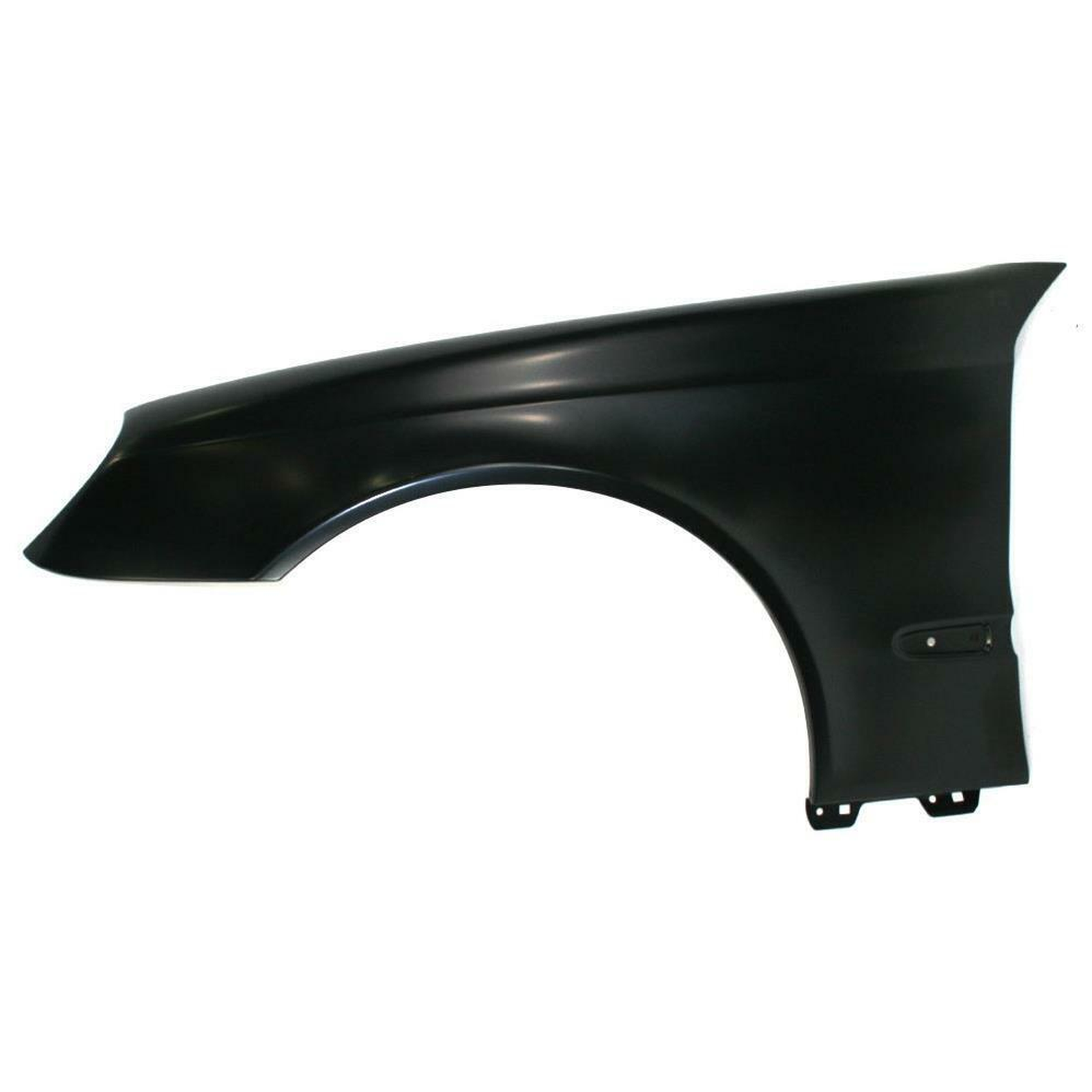 MB1240131 mercedes benz e class 2003 2009 front left fender without side lamp hole steel m 2