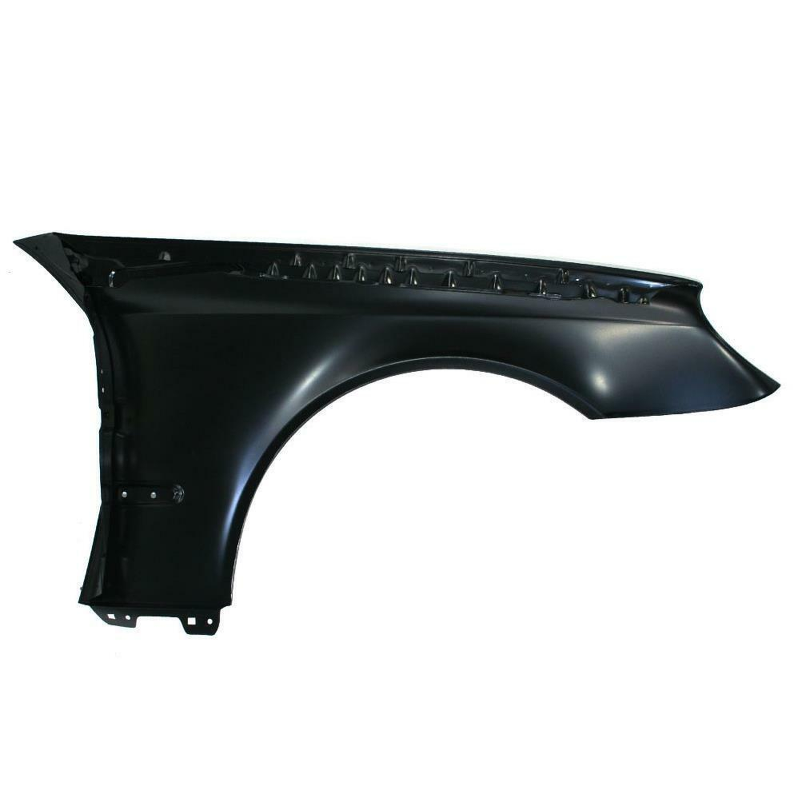 MB1240131 mercedes benz e class 2003 2009 front left fender without side lamp hole steel m 3
